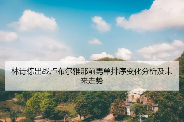 林诗栋出战卢布尔雅那前男单排序变化分析及未来走势
