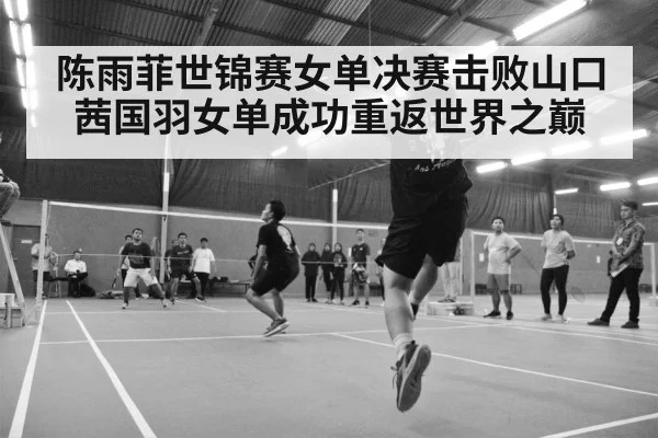badminton match action shot